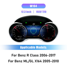 LCD Kombiinstrument Virtual Cockpit Tacho für Benz R ML/GL W164 05-10 Tachometer LCD Kombiinstrument Virtual Cockpit Tacho für Benz R ML/GL W164 05-10 Tachometer