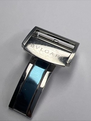 Authentic Bulgari 20mm Stainless Steel Tang Buckle Deployant