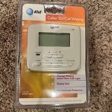 AT T Caller ID/Call Waiting Model 436 Dove Gray 90 Name/Number Caller ID