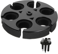 Multi Microphone Holder, Hold up to 6 Microphones, Wired and Wireless Mic Holder