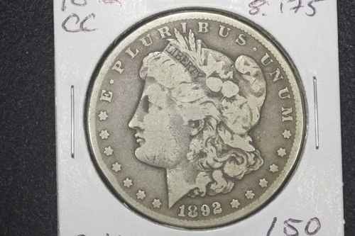 1892-CC Morgan Dollar, Good-Very Good