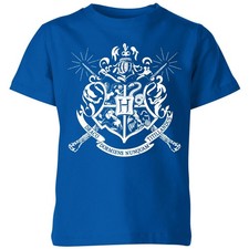Image of Harry Potter Hogwarts House Crest Kids T-Shirt | Official Licensed | Blue