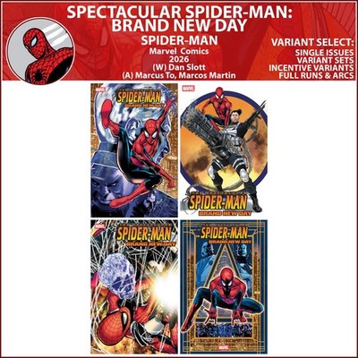 Spectacular Spider-Man: Brand New Day (2026) #1 2 3 4 Marvel Comics COVER SELECT