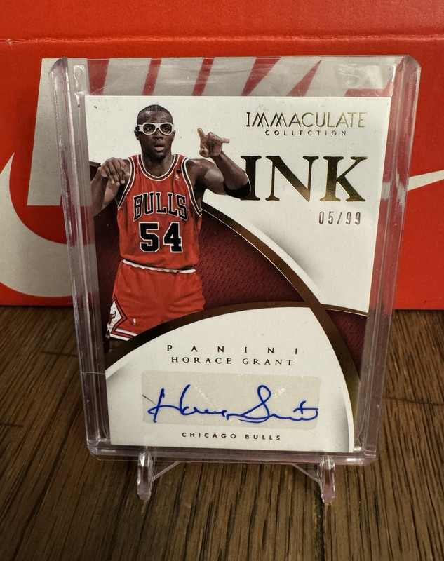 2014-15 Panini Immaculate Collection Ink Horace Grant Bulls Auto /99 #72