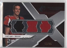 2008 SPx Rookie Winning Materials Triple Jersey 57/75 Matt Ryan #RM-MR RC 2s2