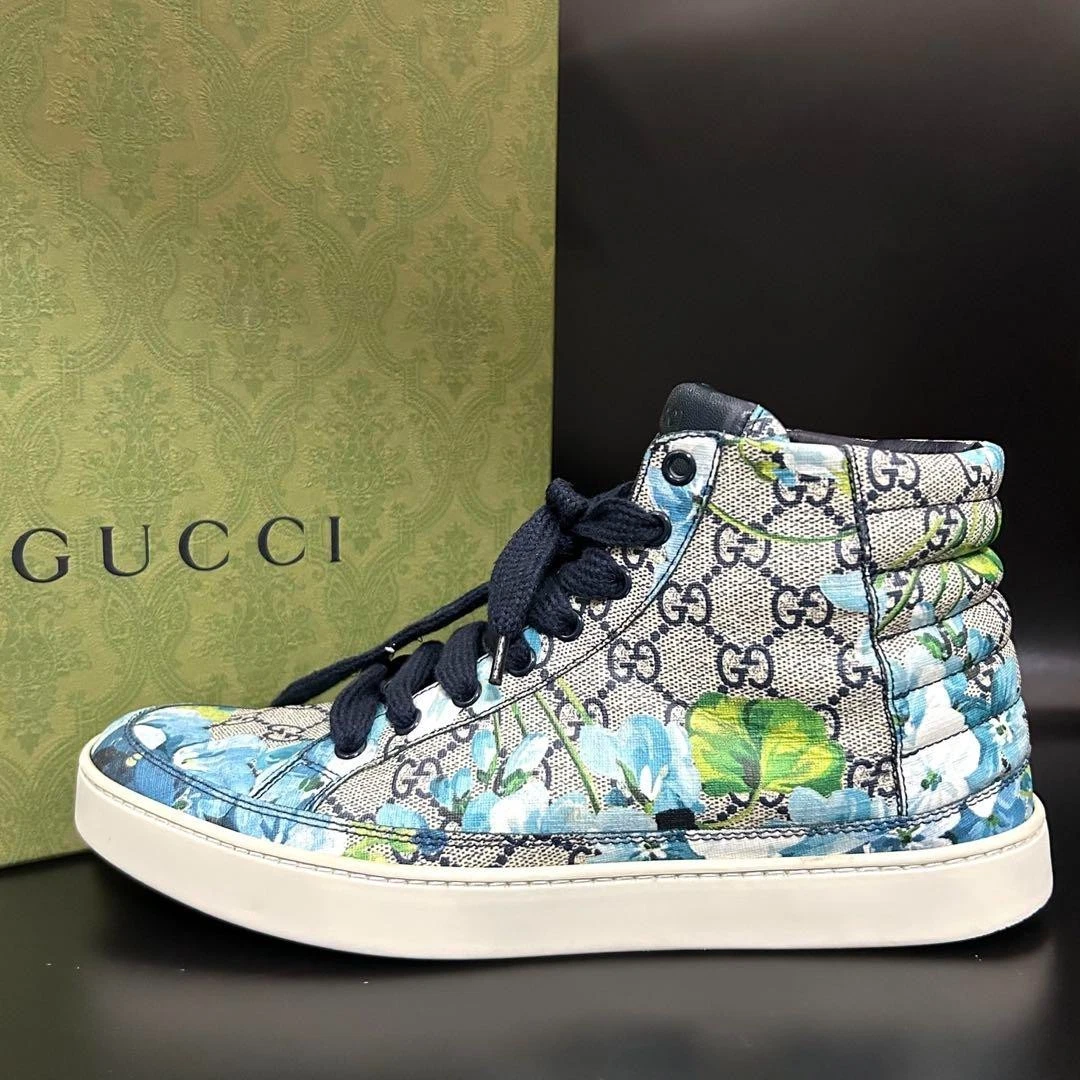Gucci GG Supreme High Blooms Print - Blue for sale | eBay