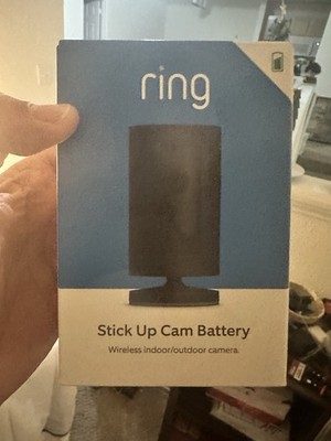 Ring Stick Up Cam Battery HD Security Indoor/Outdoor Camera (open Box)