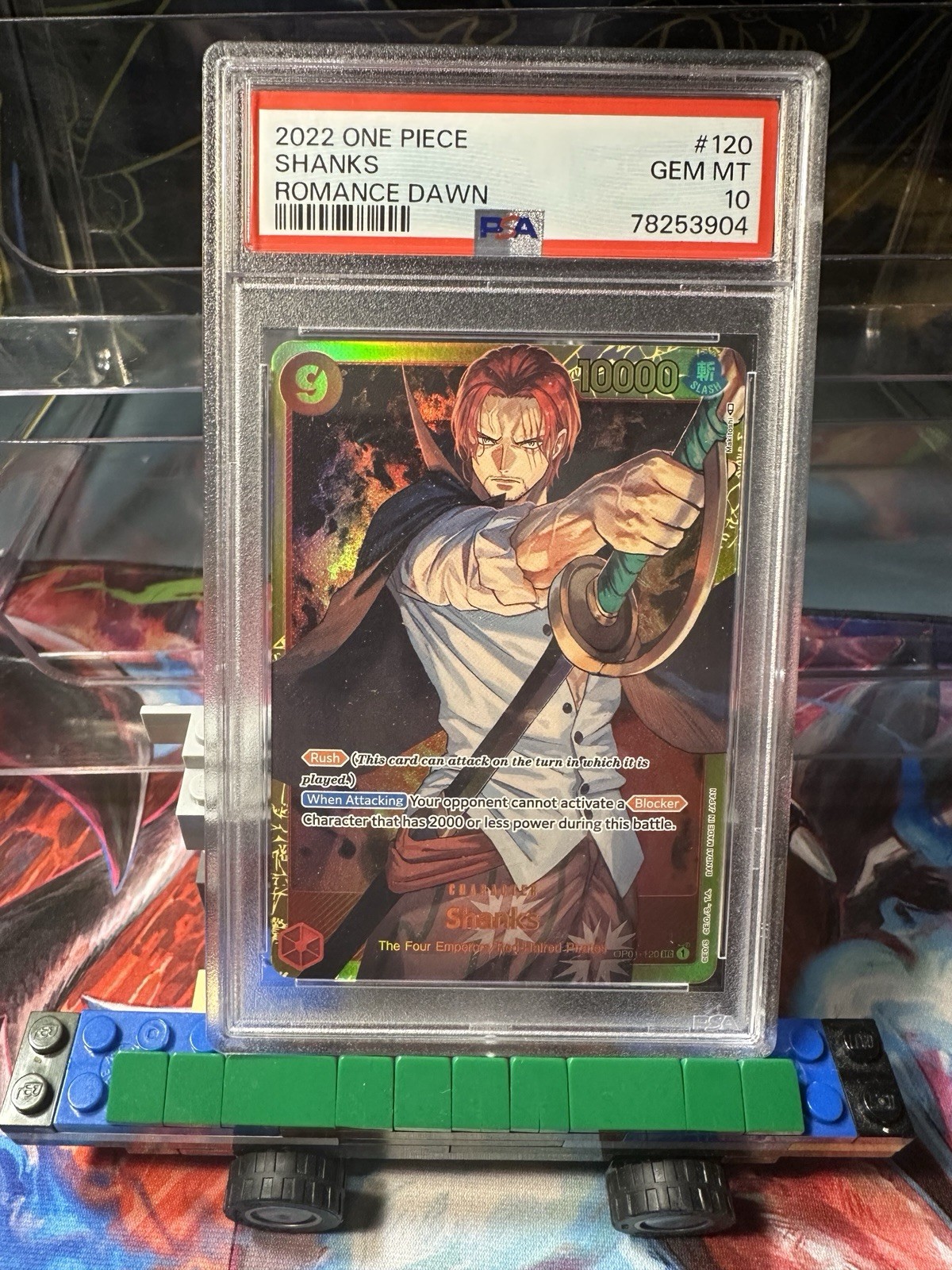 Shanks 2022 Romance Dawn #OP01-120 Secret Rare Price Guide