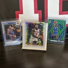 OG Anunoby  Basketball Topps Chrome/Donruss Disco/green Knicks NBA 3 Card Lot