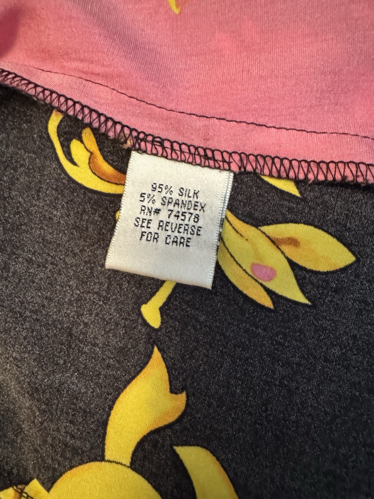 CACHE Silk Blouse Snap Down Closure XS - image 5