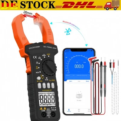 ZangenMultimeter AC&DC Zangenmessgerät Stromzange Zangenamperemeter TRMS BTMETER - Bild 1 von 4
