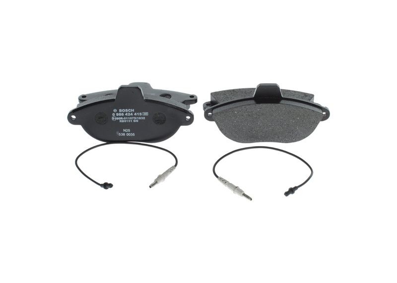 Plaquettes de frein BOSCH à friction stable pour un freinage à disque silencieux