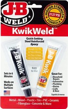 J-B Weld Kwikweld Quick Setting Steel Reinforced Epoxy - Dark Grey 2 Oz 8276
