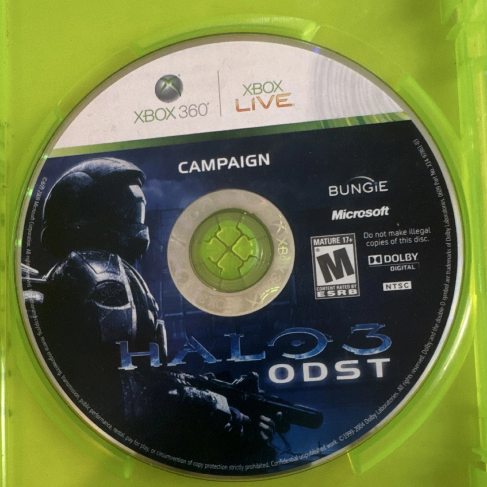 Microsoft Halo 3: ODST (Xbox 360) Shooter M Multiplayer