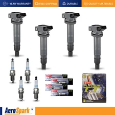 4 Ignition Coil & 4 Denso Platinum Spark Plug for 2008-2011 Scion xB 2.4L UF495