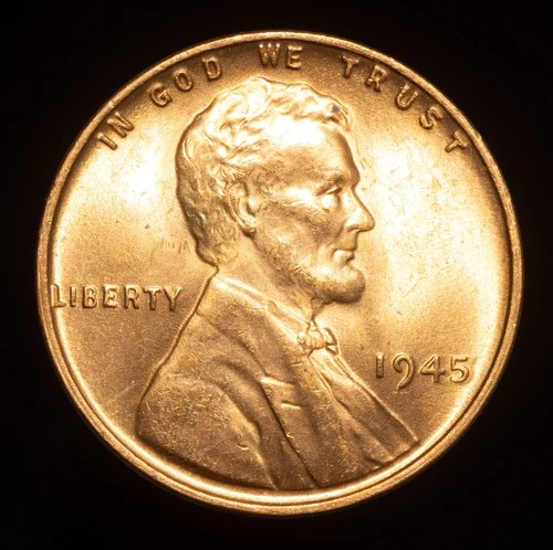 ✅ 1945-P Lincoln Wheat Penny - UNC