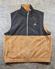 Air Jordan Essentials Winter Vest L Brown Black FD8628-281 $110 Retail