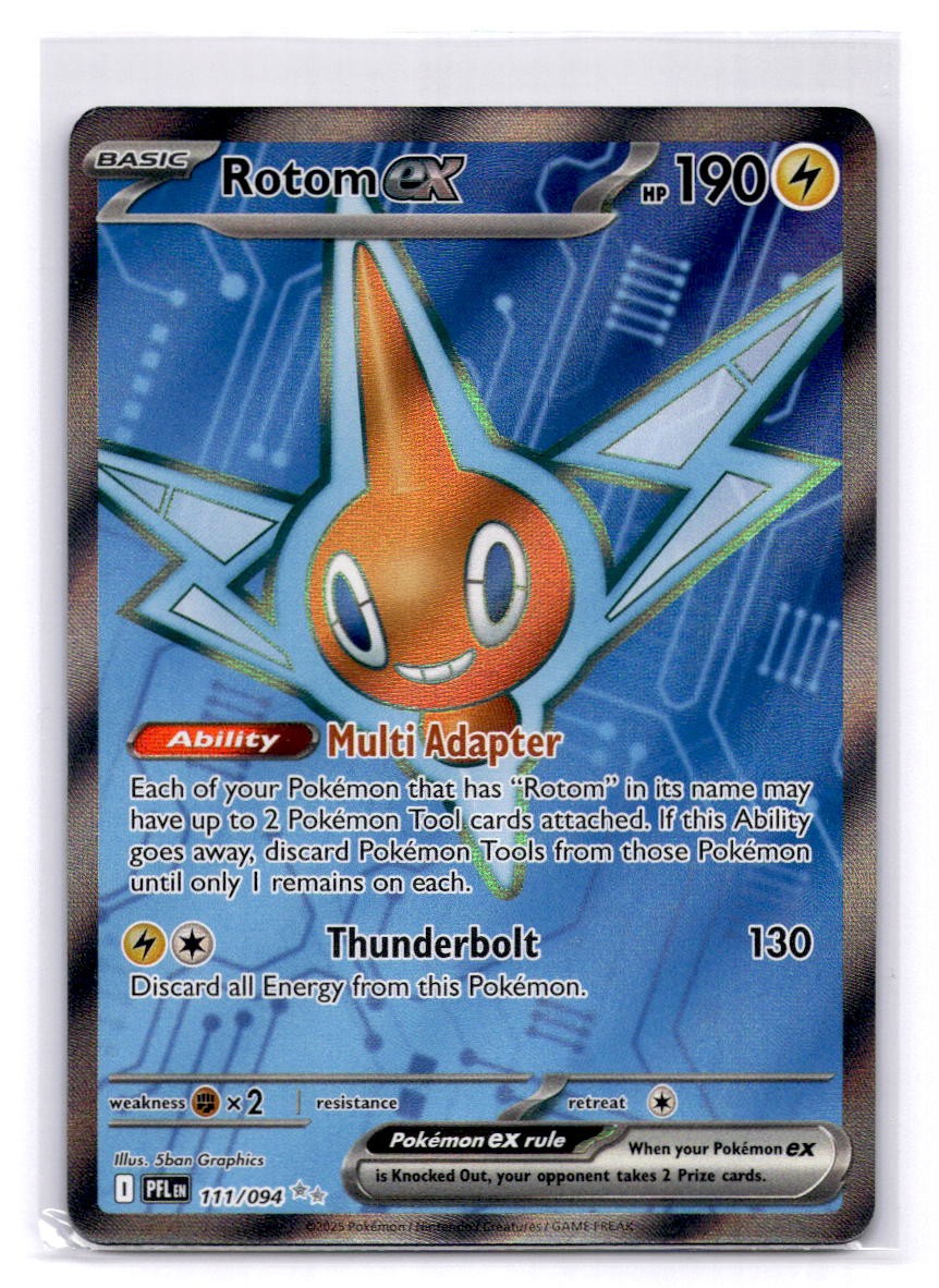 Rotom ex ME02: Phantasmal Flames 111/094 Ultra Rare LP-NM