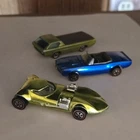 Vintage Hot Wheels Redline Cars Lot of 3 TwinMill Deora Custom Firebird