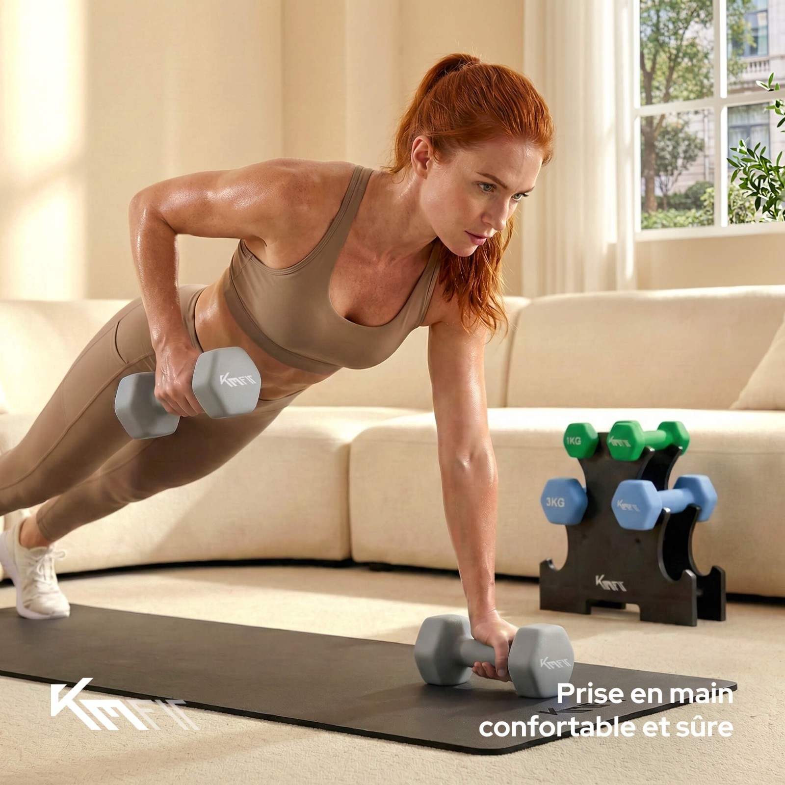 haltères néoprène home gym – caractéristiques techniques