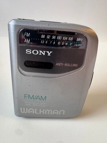 Vintage Sony AM/FM Tape Walkman WM-FX141 Tested Works