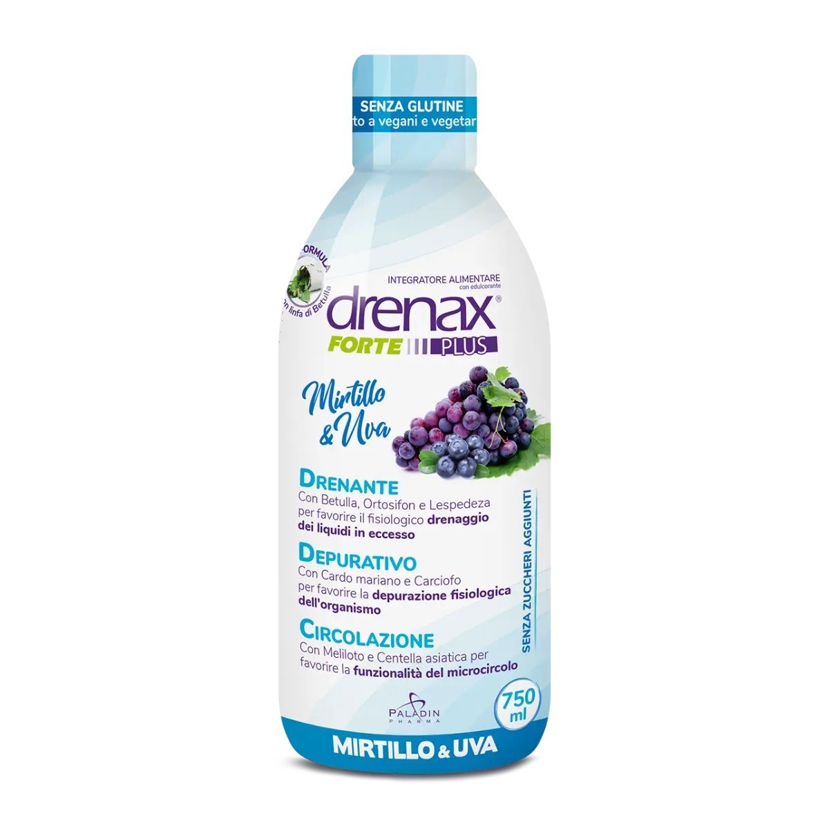DRENAX FORTE MIRTILLO 750ML - Immagine 2