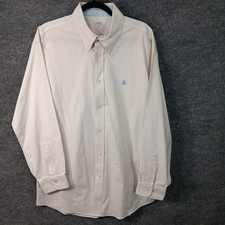 Brooks Brothers 1818 Non Iron Button Down Long Sleeve Shirt Stretch Cotton Sz XL