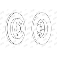 2X Jurid Bremsscheiben Vorne FüR Daihatsu Terios J2_ Daewoo Musso FJ