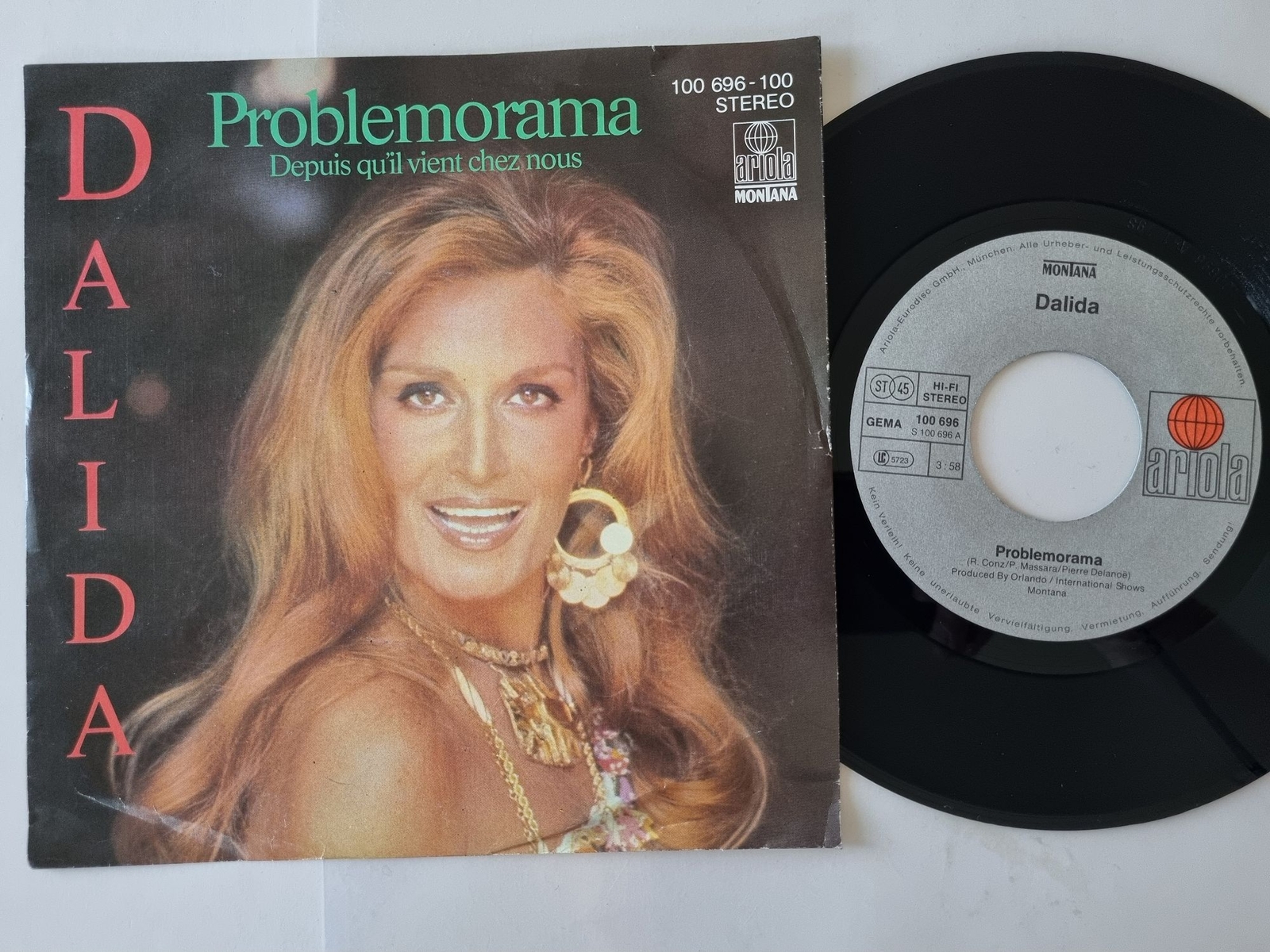 Dalida - Problemorama 7'' Vinyl Germany