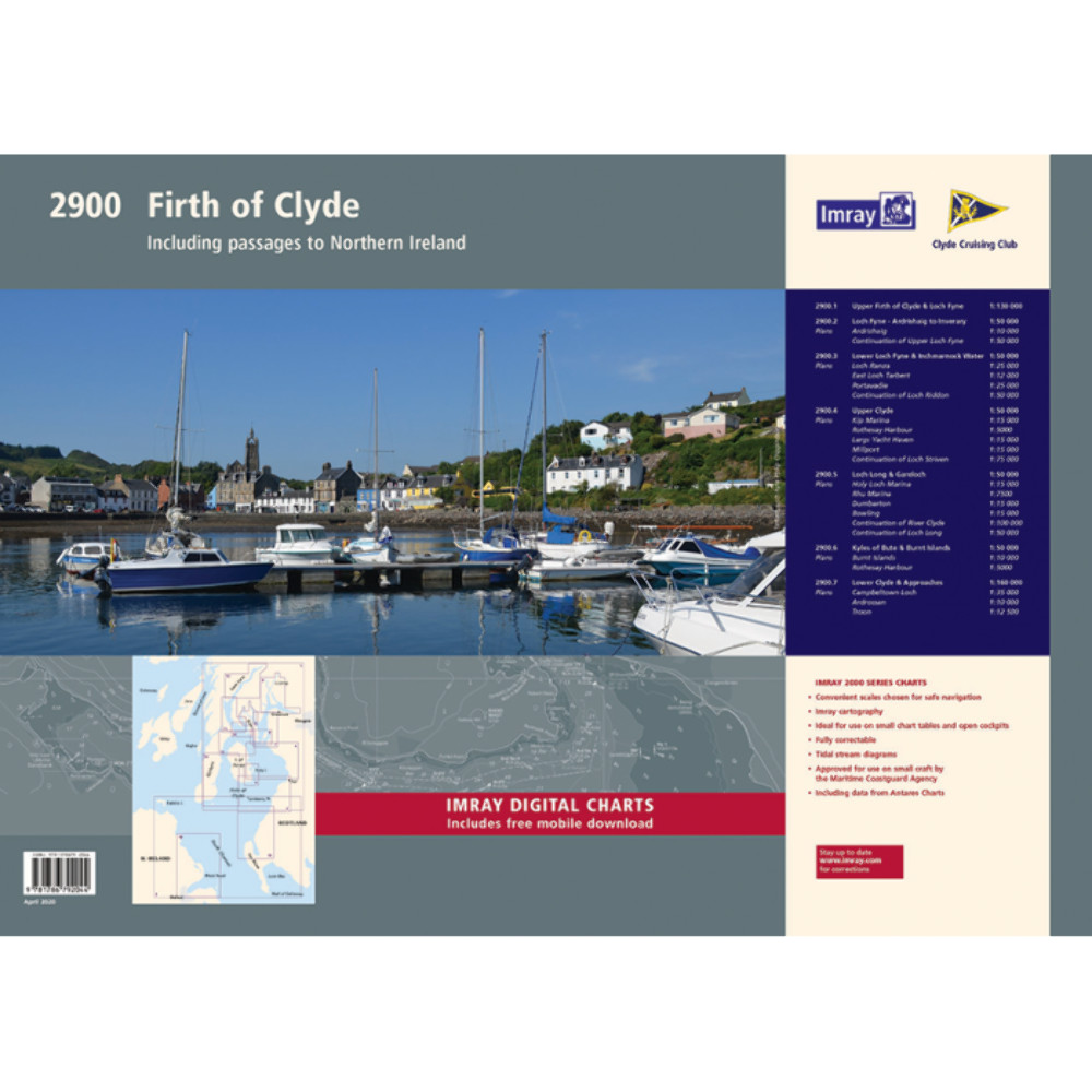 Imray Chart Pack 2900: Firth of Clyde including passages to Northern Ireland (Sp