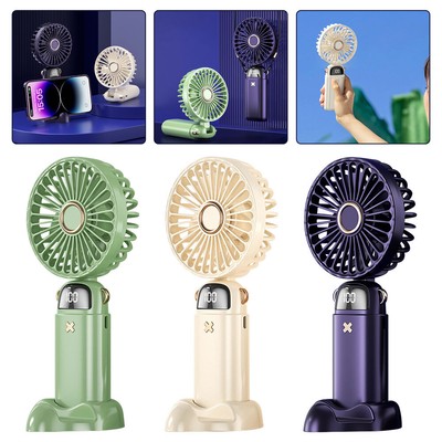 Mini Hand-held Fan Portable Folding Desk Fan Cooler Cooling USB ...