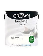 Crown Breatheasy Silk Emulsion Paint- 2.5L ALL COLOURS!!!