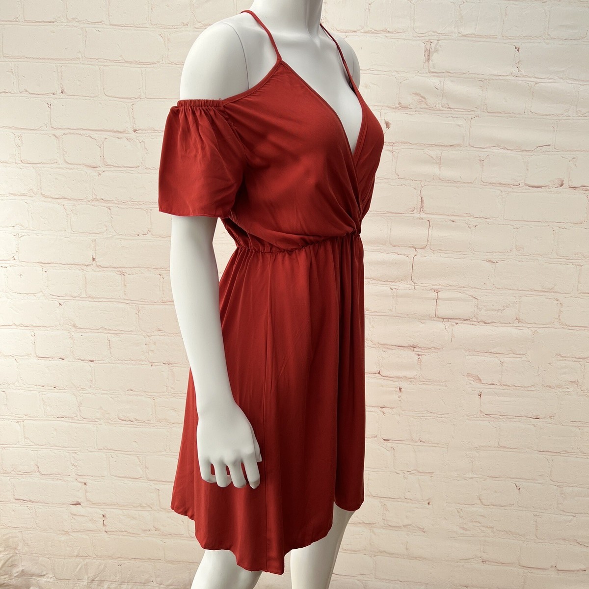 red off the shoulder wrap dress off shoulder chiffon dress Sensations Off Shoulder Satin Maxi Dress Red