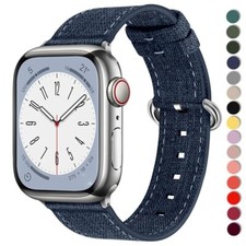 Canvas Band For Apple Watch Strap Fabric Bracelet for iWatch 10 Ultra 9 7 SE 3 4
