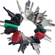 39 Heavy Equipment Construction Ignition Key Set Case, Komatsu CAT Kubota