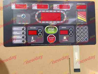 1PC FIT FOR STAR TRAC S-TRX3552 Treadmill Panel Button Film Membrane Keypad 