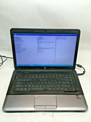 HP ProBook 655 15.6'' Laptop AMD E series Boots to BIOS NO HDD/RAM/Charger JR