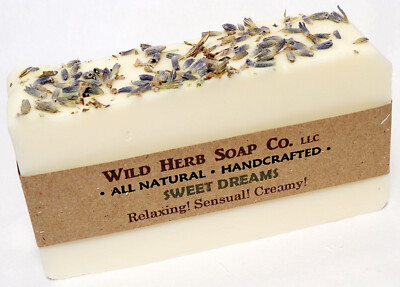 SWEET DREAMS Soap Bar: Topped with Lavender Buds | Great for Kids |Calming Blend