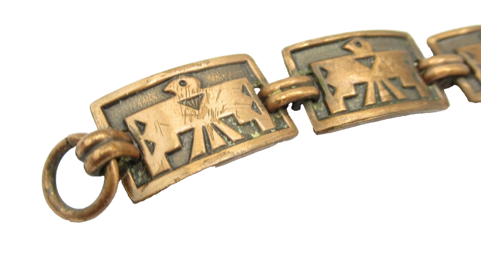 Phoenix Thunderbird Copper Link Panel Bracelet Vi… - image 3