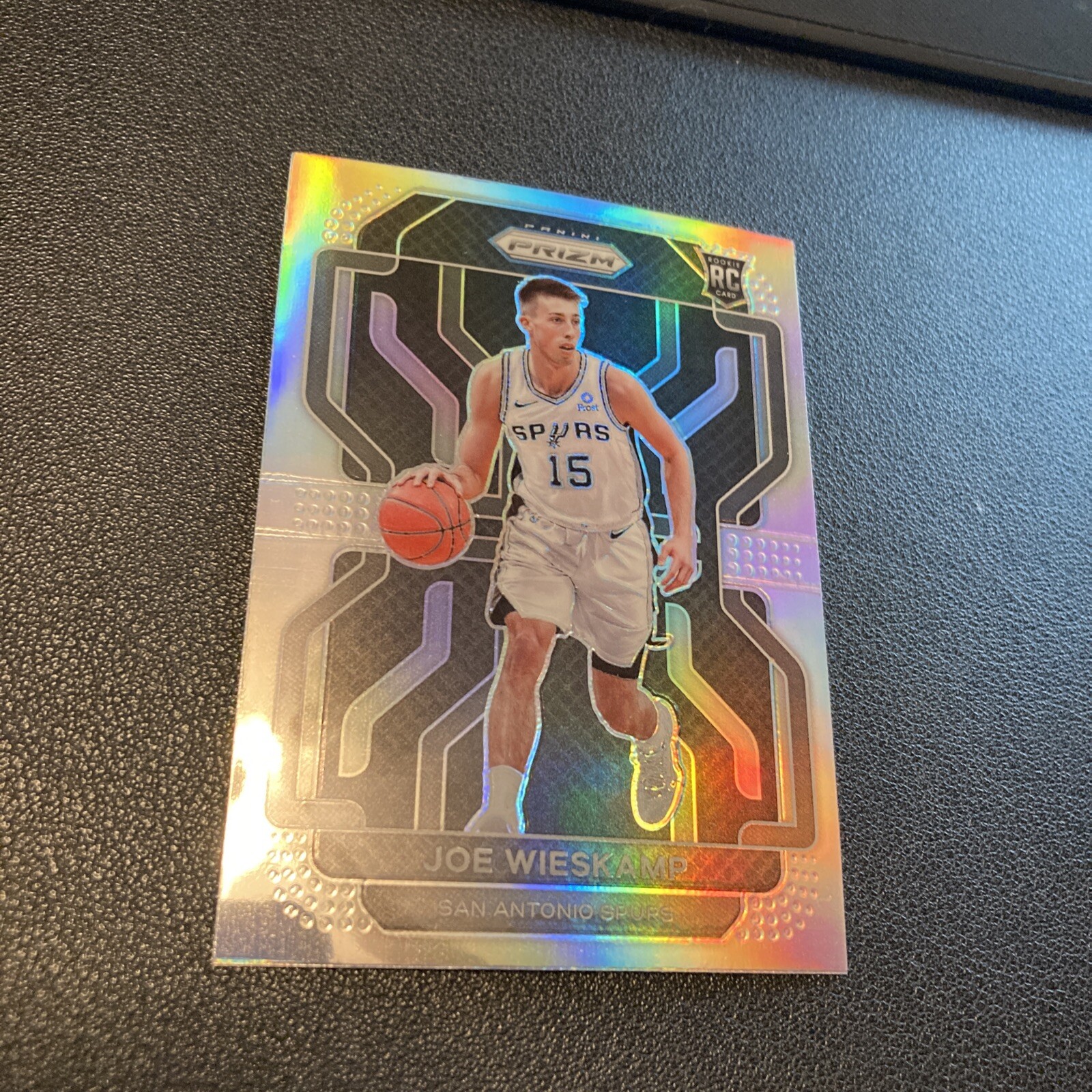2021-22 Panini Prizm Basketball Joe Wieskamp Silver Prizm #322 Spurs