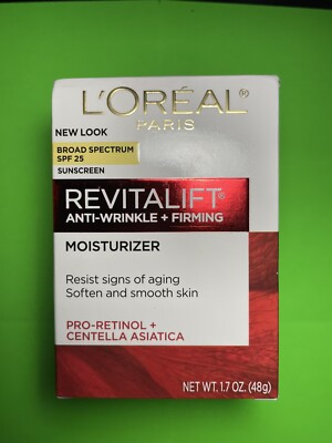 L'Oreal Paris RevitaLift Skin Moisturizer, SPF 25, 1.7 oz  ''Brand New''