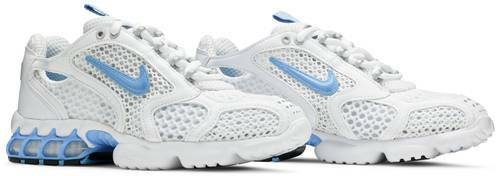 nike spiridon white blue
