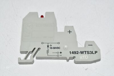 NEW Allen Bradley 1492-WTS3LP Terminal Block, 3 Circuit Sensor, 2.5mm, Red LED, 