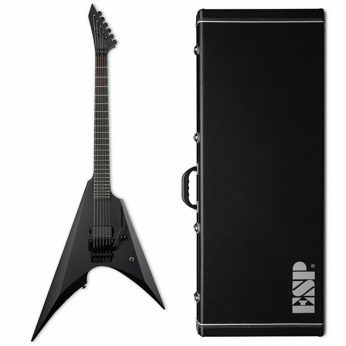 ESP LTD Arrow Black Metal Black Satin BLKS Electric Guitar BKM