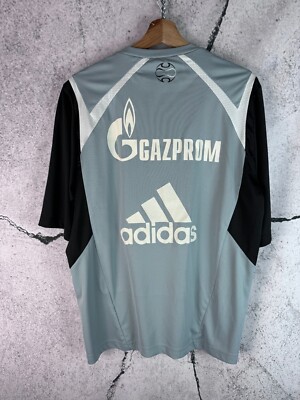 RARE FC Schalke 04 GRAY ADIDAS Victoria Soccer Jersey SZ XL | eBay