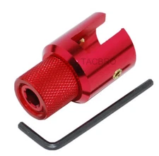 Anodized Red Ruger 1022 1/2x28 Muzzle Brake Adapter Set