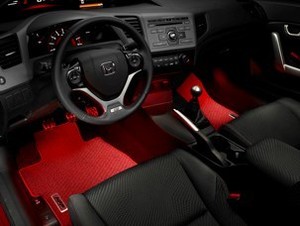 Details About Genuine Oem 2013 2015 Honda Civic Si Red Interior Illumination