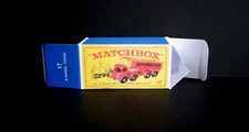 Matchbox Lesney No 17d  Hoveringham Tipper Reproduction Box (Box only)