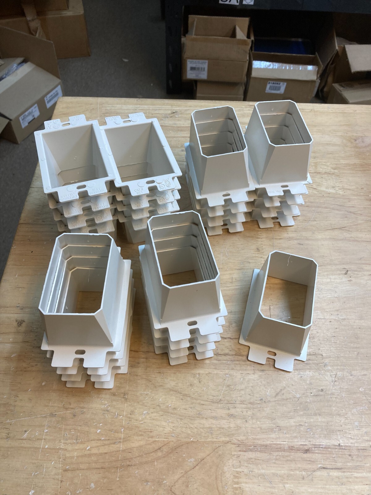 Arlington BE1 Plastic Outlet Box Extender, Adj. from 1/4" to 11/2