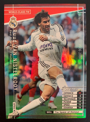 2006-07 Panini WCCF World Class Ruud Van Nistelrooy Real 2006-07 Panini WCCF World Class Ruud Van Nistelrooy Real